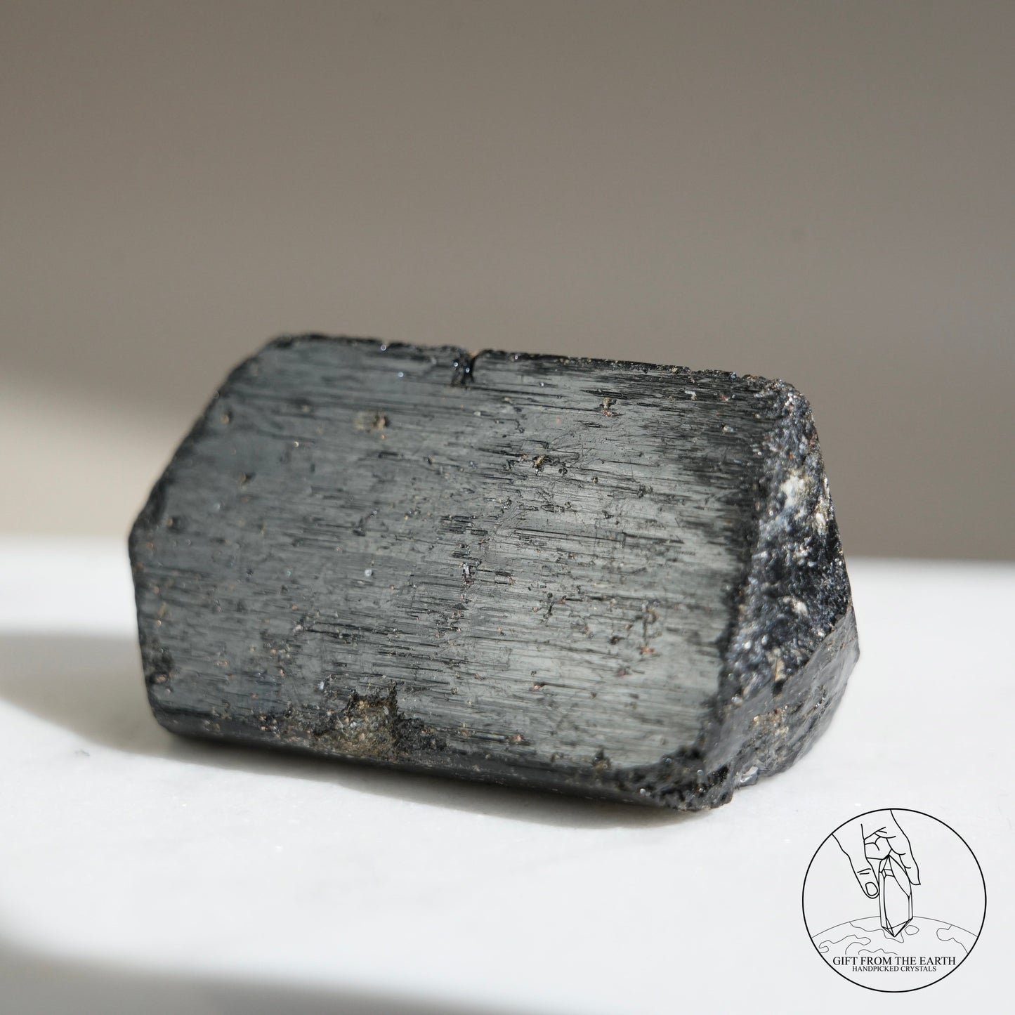 Madagascar lustrous black tourmaline