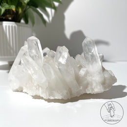 白水晶簇