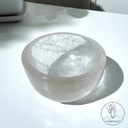 淡茶白水晶碗