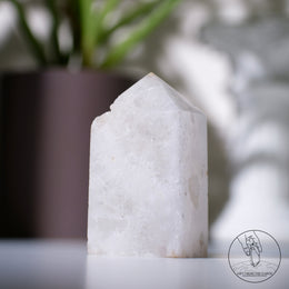 白水晶瑪瑙柱