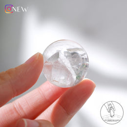 晶中晶白水晶球