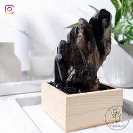 黑水晶晶簇
