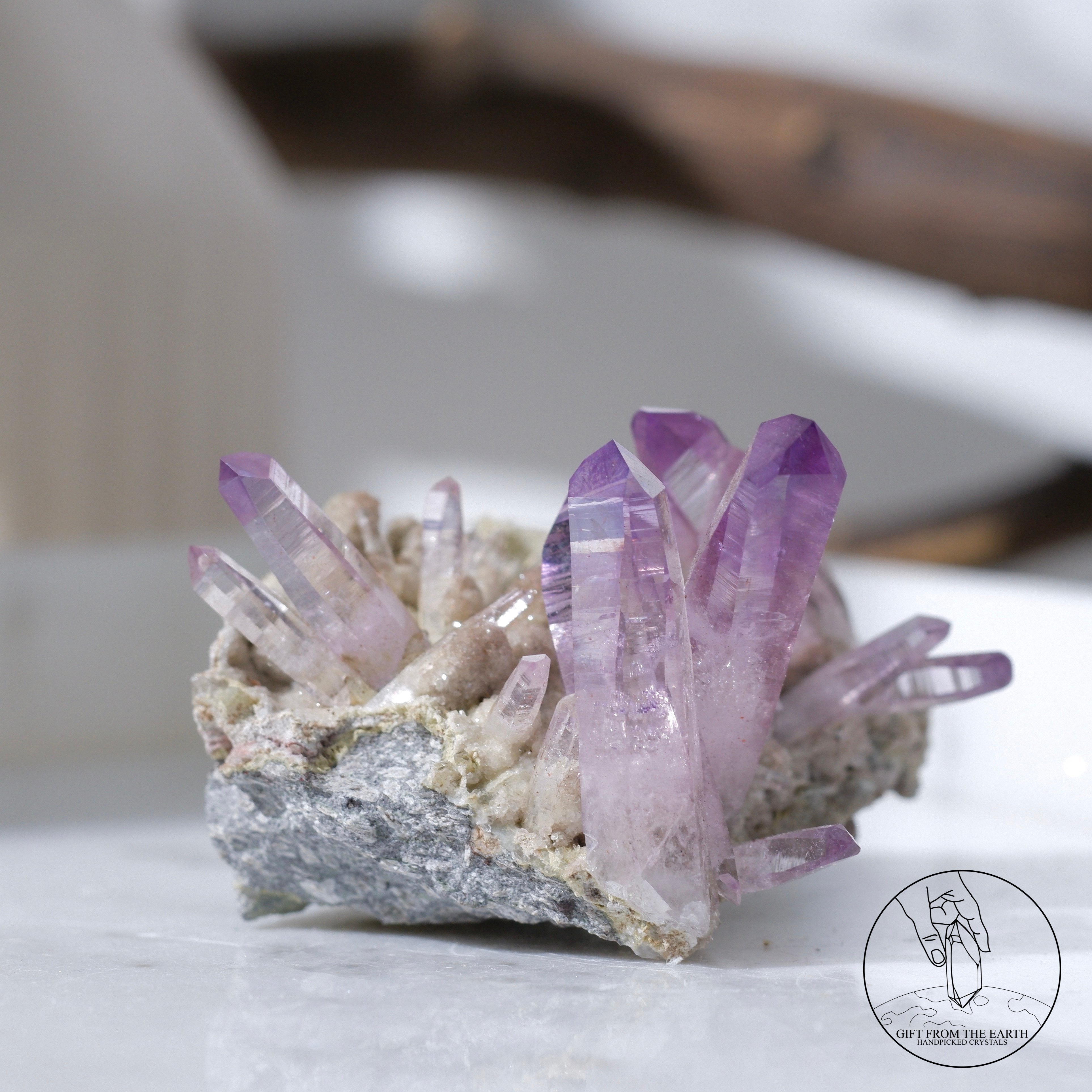 克魯茲紫水晶簇– GFE Handpicked Crystals