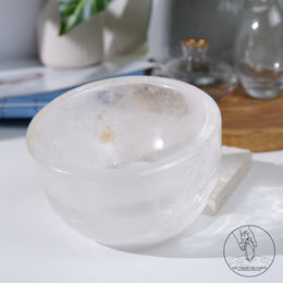 白水晶碗黃金療癒者共生