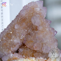 南非雙尖紫黃精靈水晶