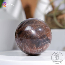 黑月光石球金太陽石共生球