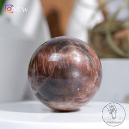 黑月光石球金太陽石共生球