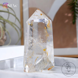 黃金療癒者水晶柱