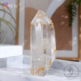 黃金療癒者水晶柱