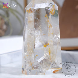 黃金療癒者水晶柱