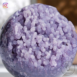Grape Agate Sphere