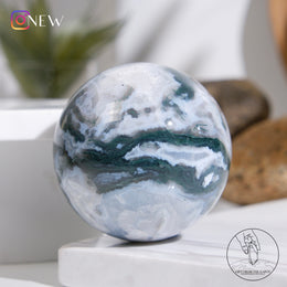 Moss Agate Sphere