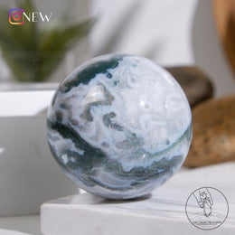 Moss Agate Sphere