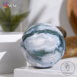 Moss Agate Sphere