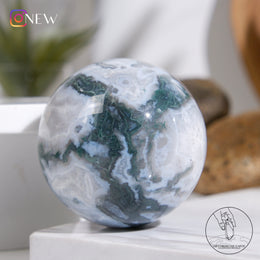 Moss Agate Sphere