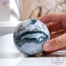 Moss Agate Sphere