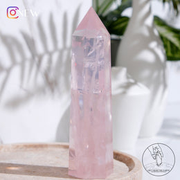 莫桑比克粉晶柱