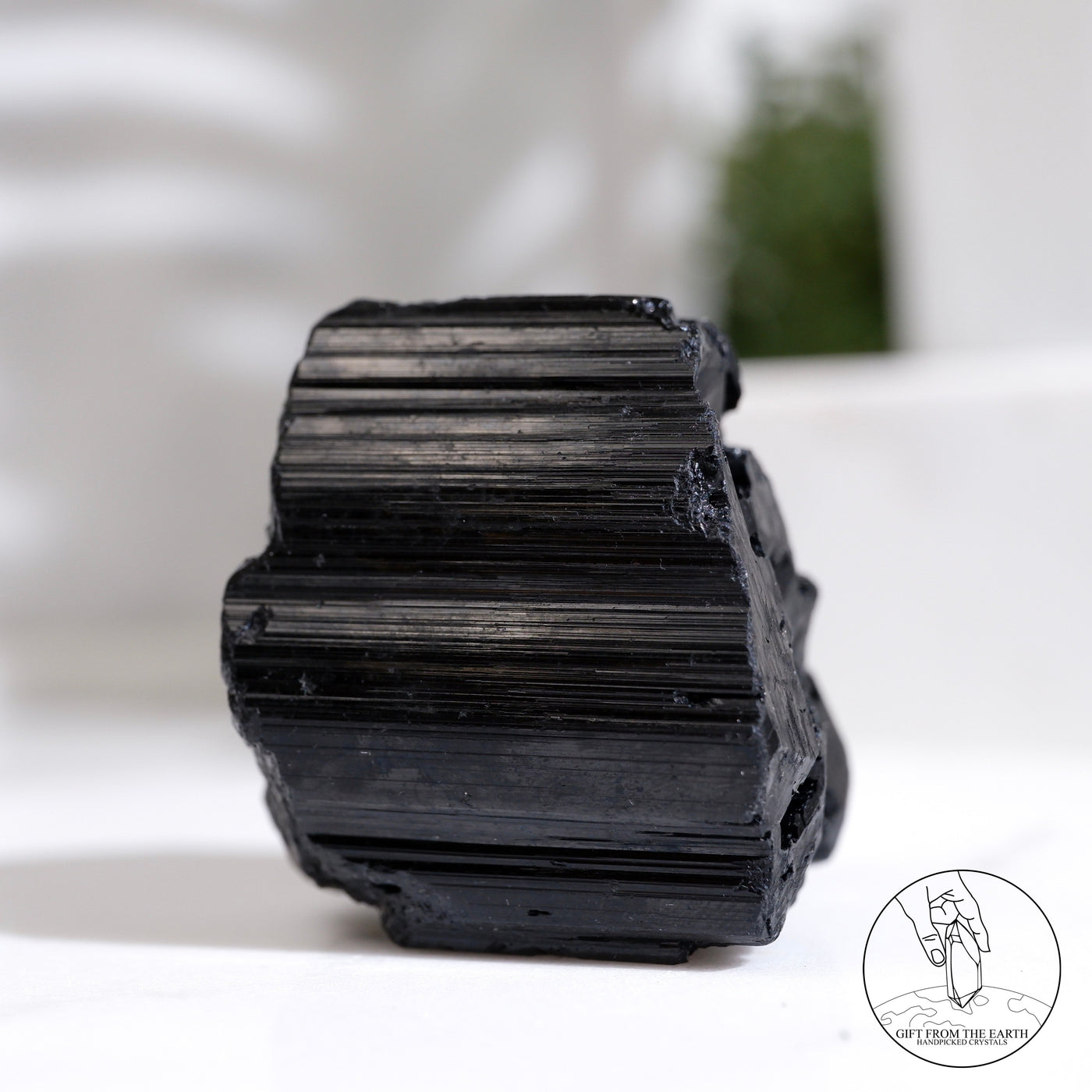 莫桑比克亮面黑碧璽原石