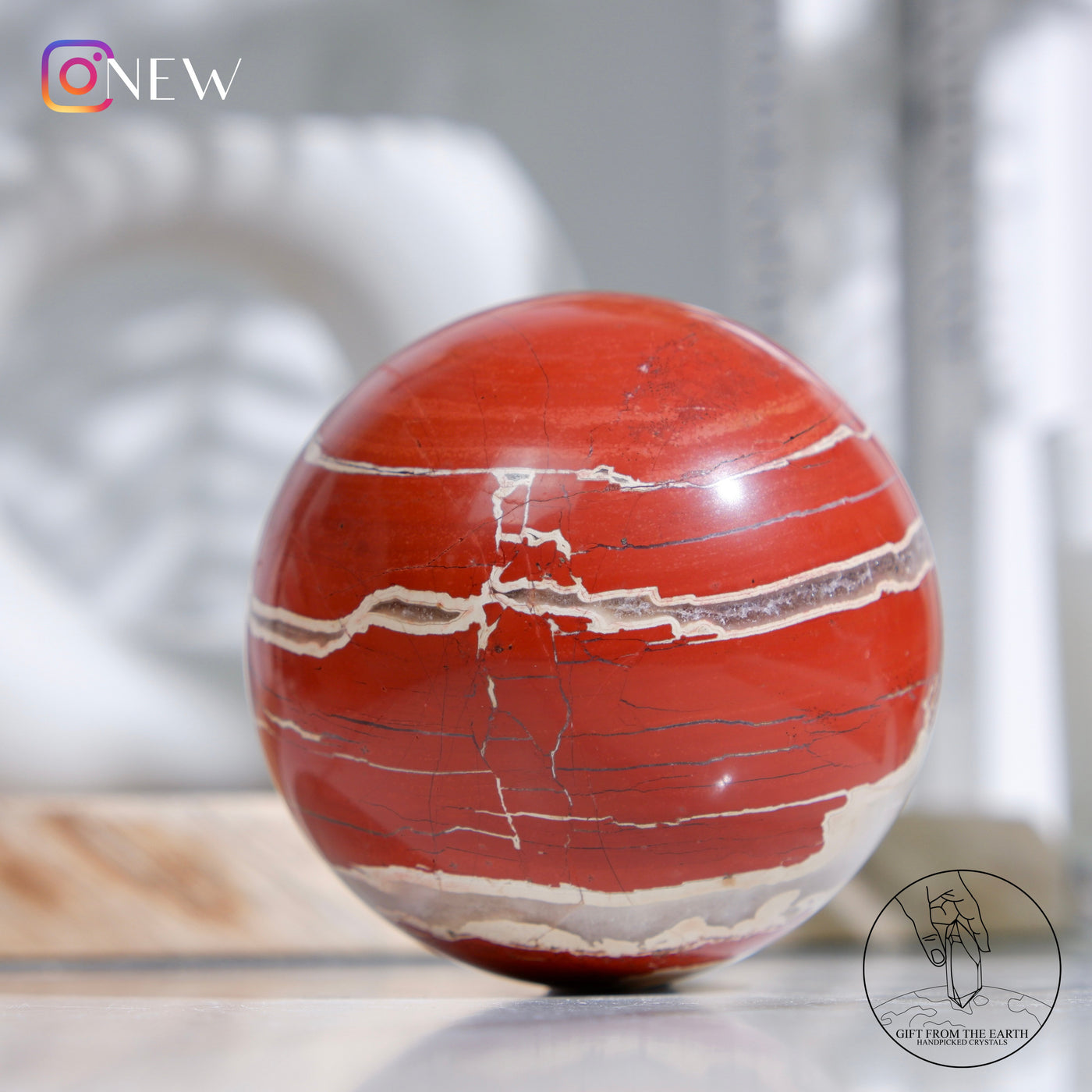 Red Jasper Sphere