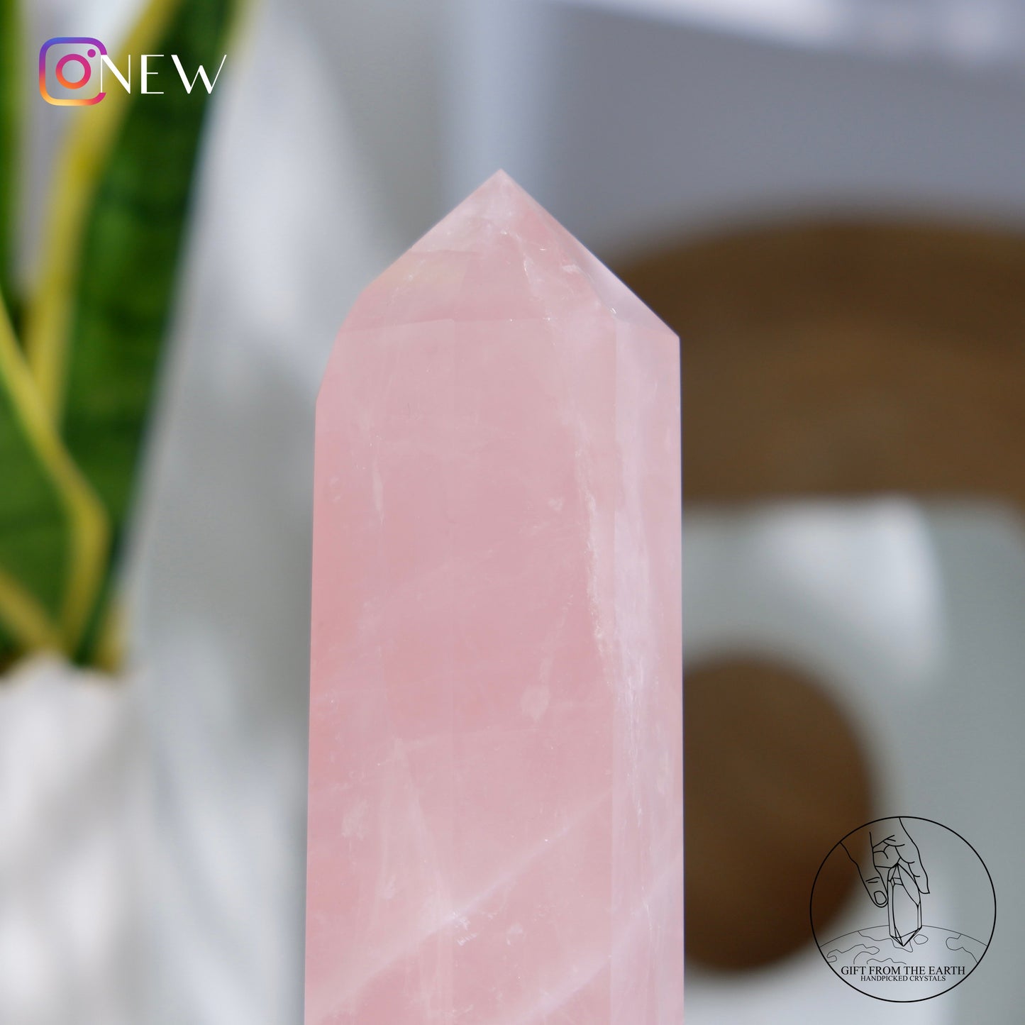 莫桑比克粉晶柱