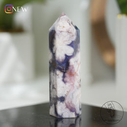 藍櫻花瑪瑙柱
