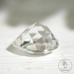 心形鑽石切割白水晶
