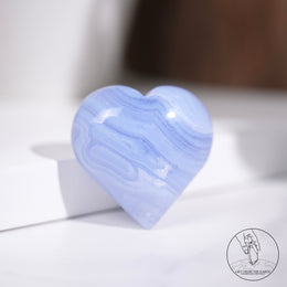 藍紋瑪瑙心