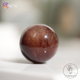 金紅髮晶球
