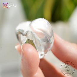 彩虹白水晶心