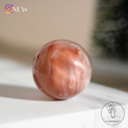 粉紅兔毛水晶球