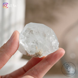 縫合海藍寶原石銀雲母共生