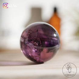 玻利維亞紫黃水晶球
