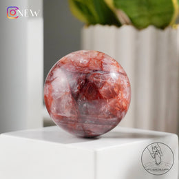 Fire Quartz Sphere