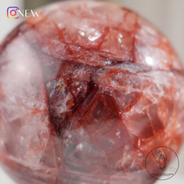 Fire Quartz Sphere