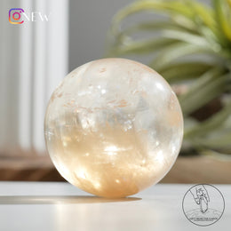 Yellow Calcite Sphere