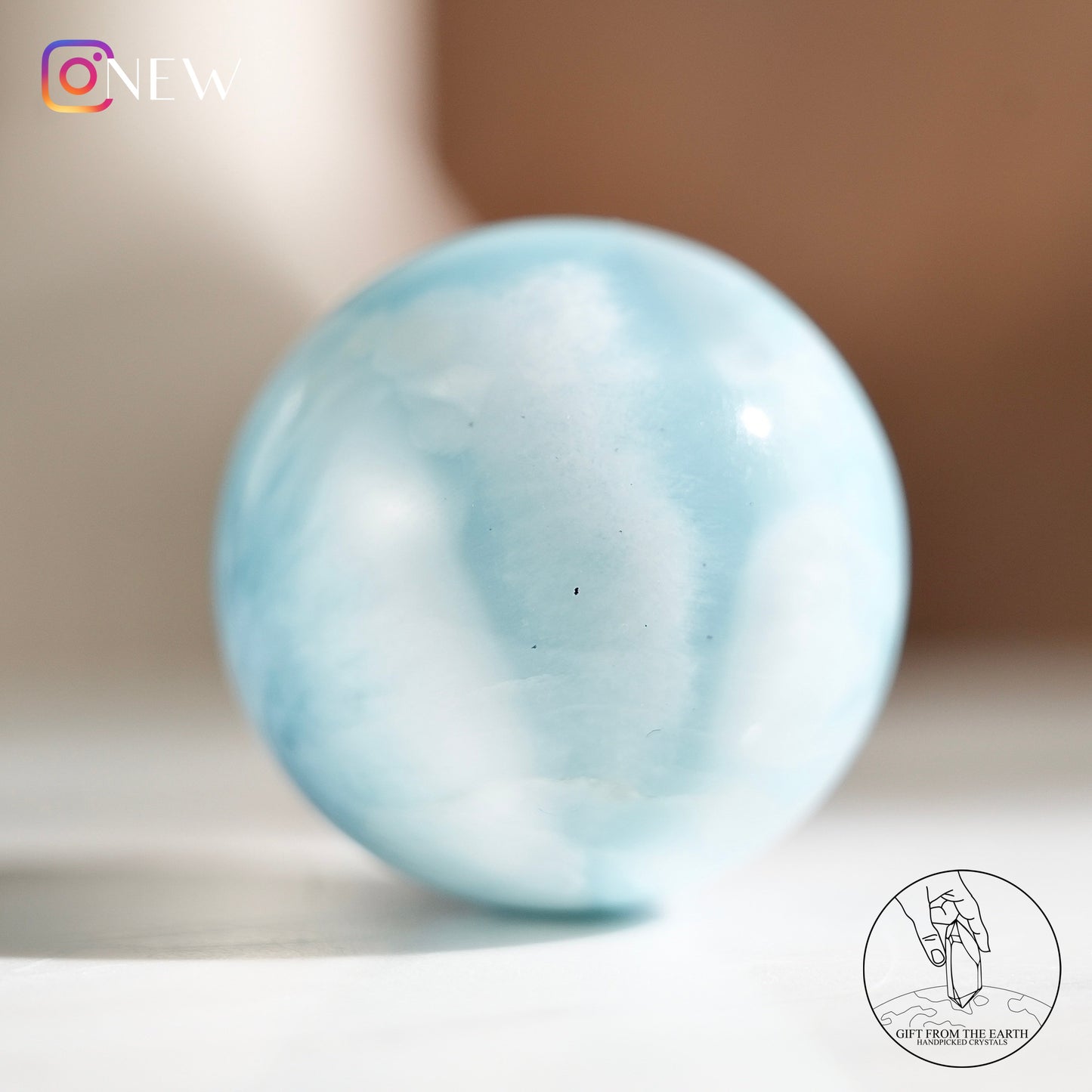 Larimar sphere