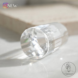 24面白水晶柱