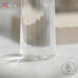 24面白水晶柱