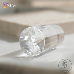24面白水晶柱