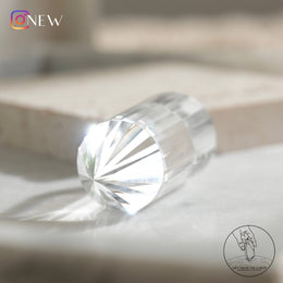 24面白水晶柱