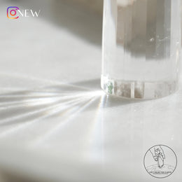24面白水晶柱