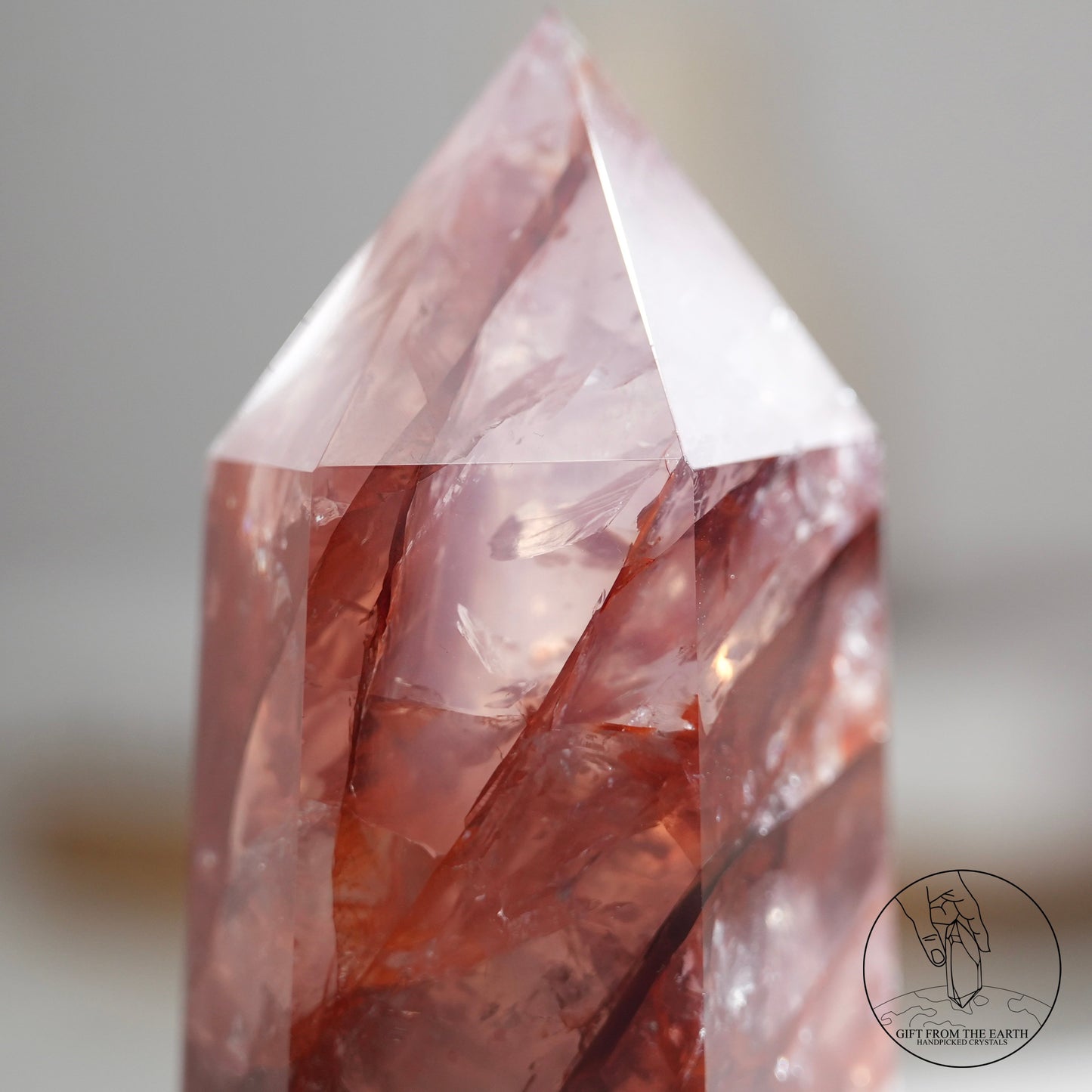 Fire quartz point