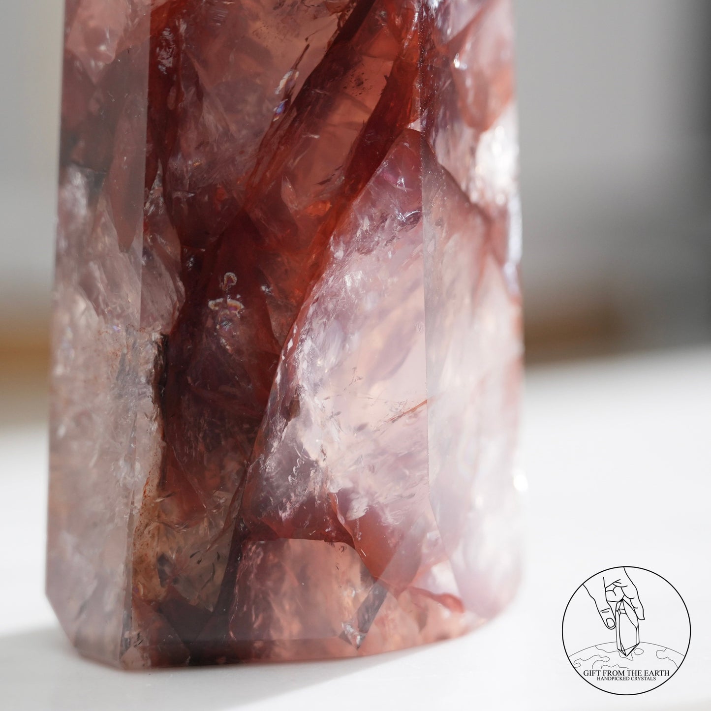 Fire quartz point