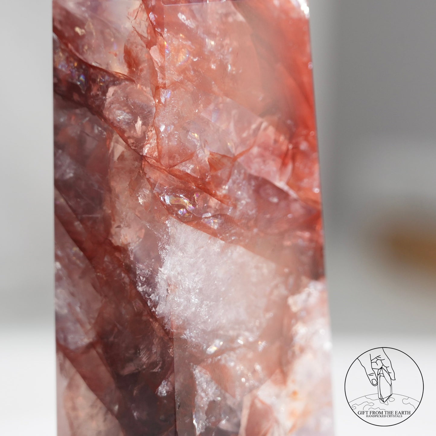 Fire quartz point