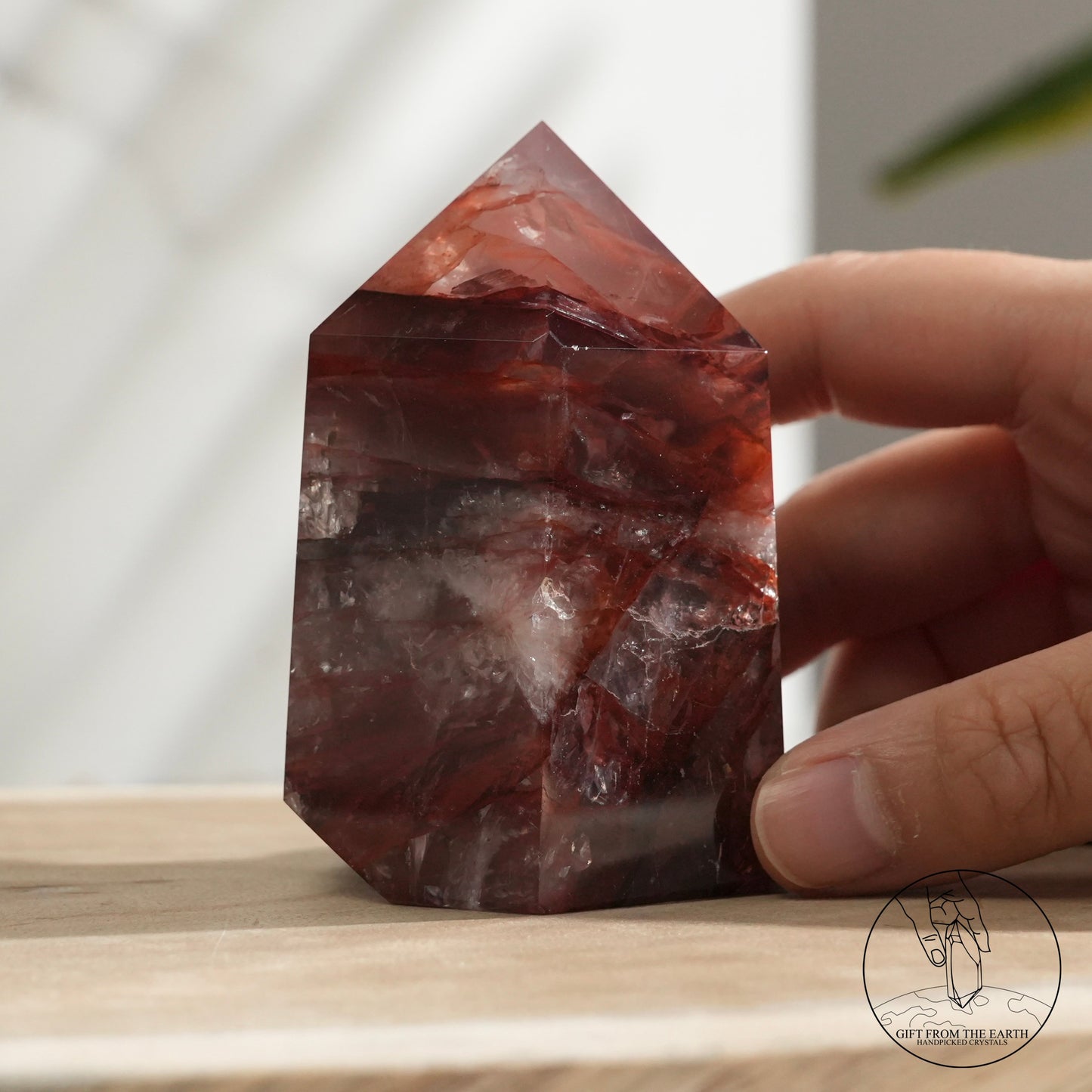 Fire quartz point