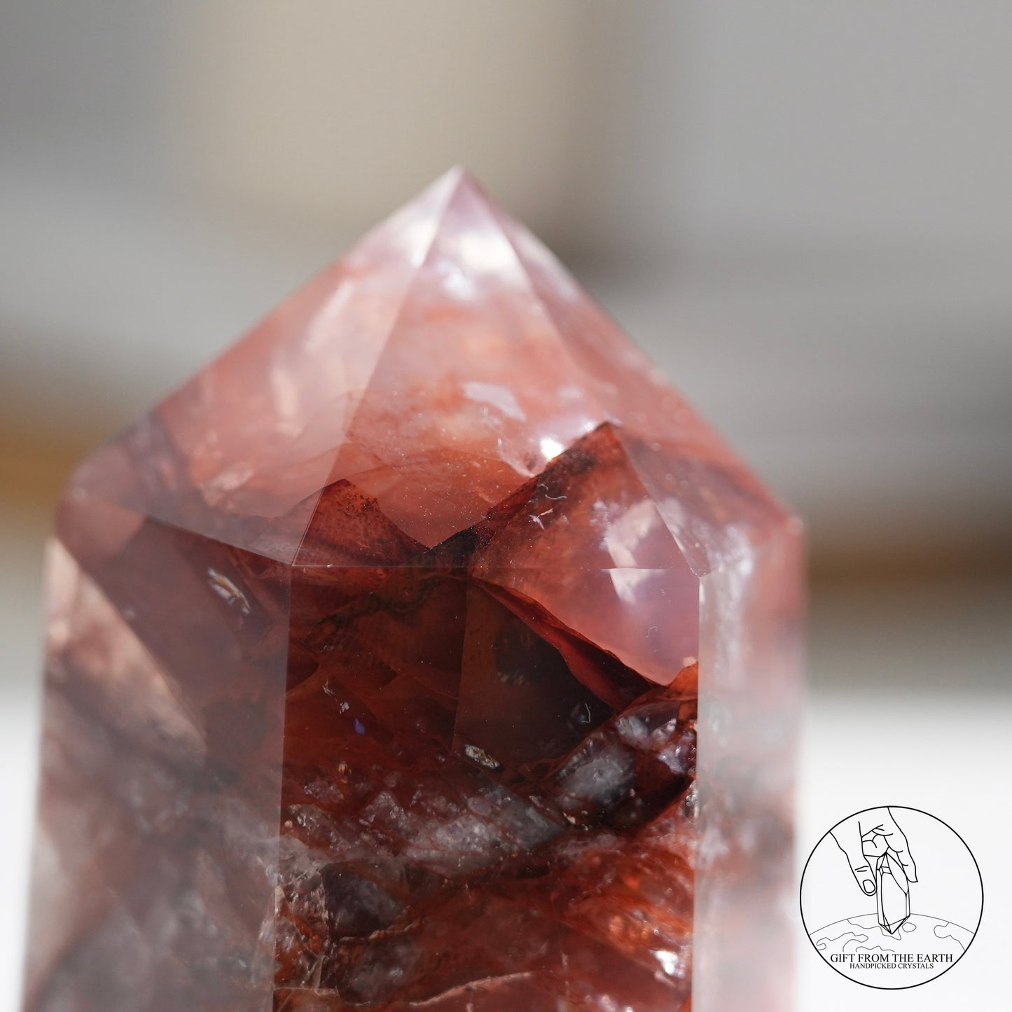 Fire quartz point