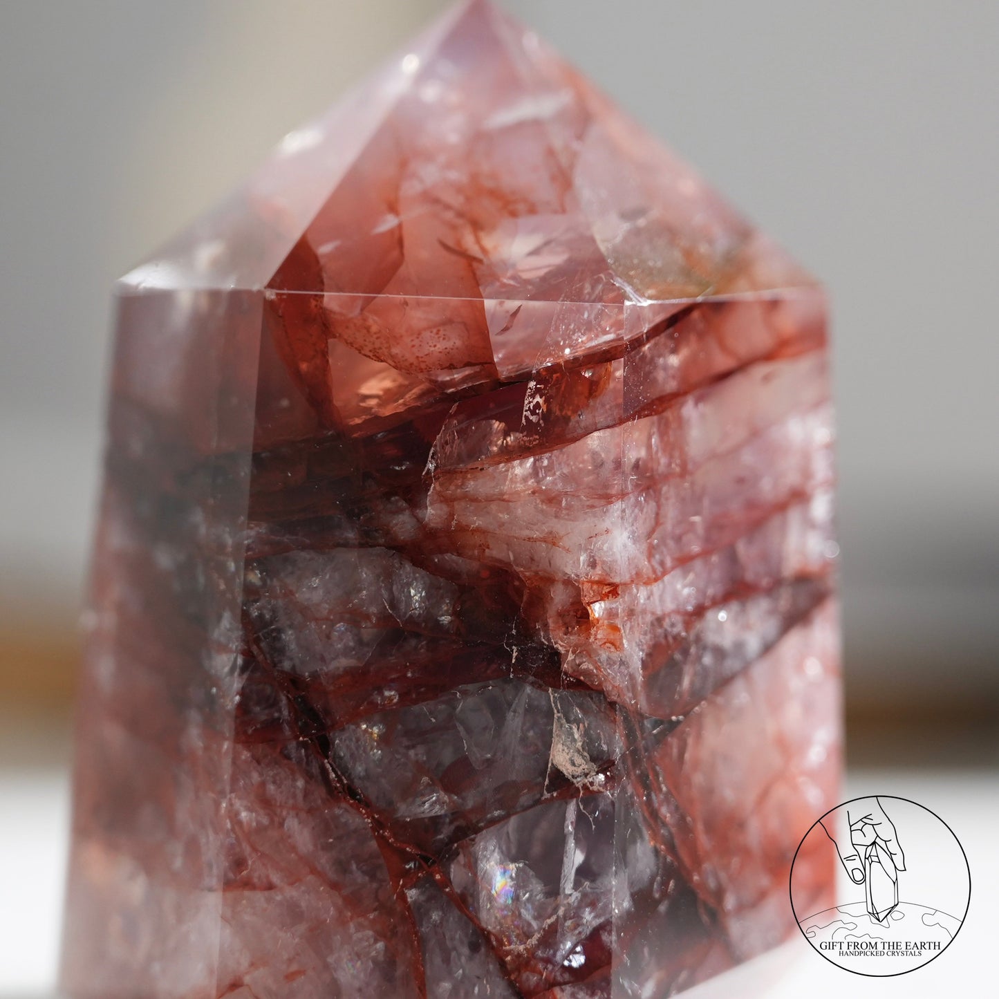 Fire quartz point