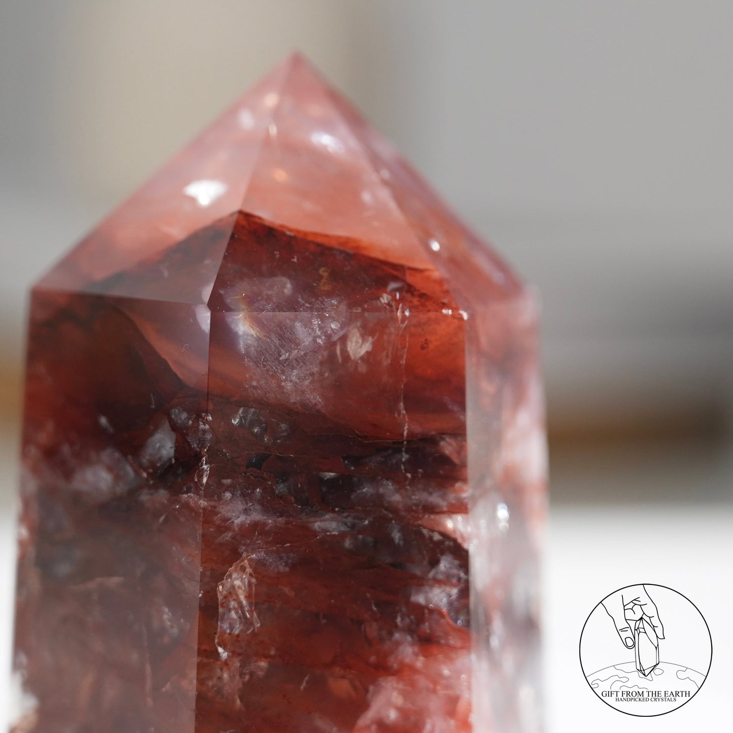 Fire quartz point