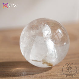 晶中晶白水晶球