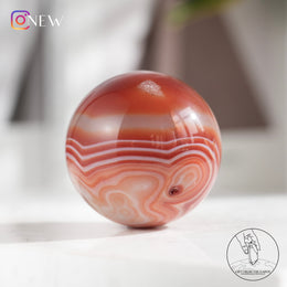 紅瑪瑙球